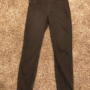 Spanx Jean style legging size large color brown